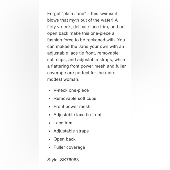 🌺 NEW One piece swimsuit by SKYE - Picture 8 of 10